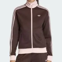 あ*入様 新品未使用 アディダス ブラウン×ピンク トラックジャケット