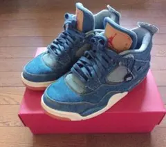 NIKE AirJordan 4 Retro Levi'sコラボ デニム27.5のサムネイル
