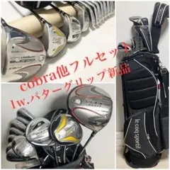 メンズ右利き初心者用　コブラ　cobra　ゴルフクラブセット　W-2346 豪華 13本 Cobra コブラ メンズ ゴルフセット クラブ セット
