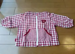 ELLE エル　パーカー　アウター　チェック　女の子　春　秋