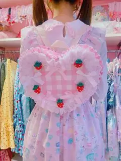NILE PERCH ナイルパーチ いちご ピンク ハート リュック
