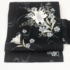 名古屋帯 西陣織 千地泰弘 月下美人 お仕立て込み - メルカリ