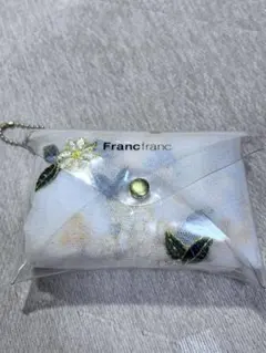 Francfranc フランフラン チュールバッグ イエロー×ホワイトのサムネイル