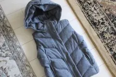 GAP×OUTDOORコラボのダウンベスト 取り外しフード付き
