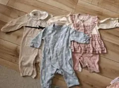女の子 ベビー服 ロンパース　まとめ売り 80cm