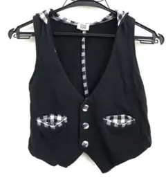 キッズベスト サイズ120 ブラック系