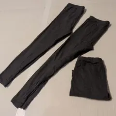 HEATTECH EXTRA WARM グレー スパッツ 140　3枚セット