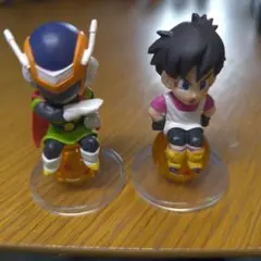 ドラゴンボール キャラチップ　 2体セット　 グレートサイヤマン ビーデルのサムネイル