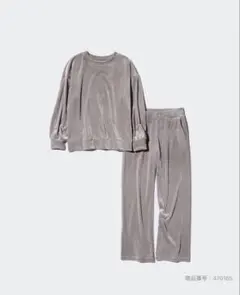 UNIQLO ウルトラストレッチスムースセット　ブラウン