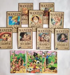 ①ONE PIECE ワンピース 手配書ミニパズル150ピース 完成品18個 - メルカリ