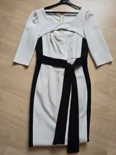 ガ*ワ様 ウエストリボン付きパーティードレス