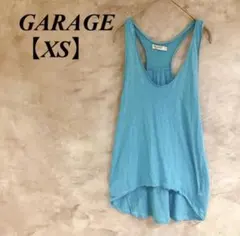 GARAGE【XS】タンクトップ ターコイズ　ランニング　スポーツウェア　ヨガ