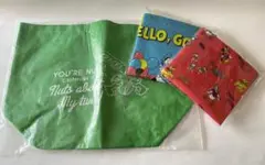 非売品ディズニーストアエコバッグとキリンノベルティ ディズニーBIGバッグ×2