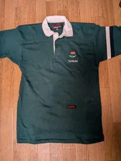Rugby Tee ダークグリーン 半袖ラガーシャツ