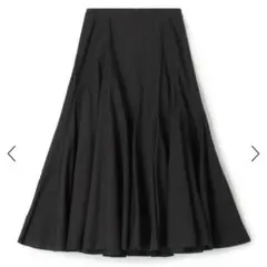 新品　DES PRES ボリュームスカート　 スビンコットンツイル　34 黒のサムネイル