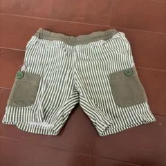 ストライプ柄 綿100% パンツ 80cm