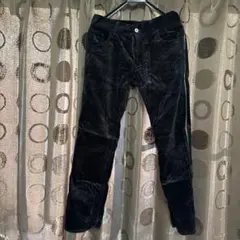 Burberry Black Label コーデュロイパンツ ブラック