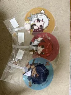 【5/11まで】原神　公式グッズ　童夢奇珍　うちわ　凝光　ディルック　ガイア