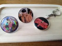 BTS　V★キーホルダー&ピンズセット