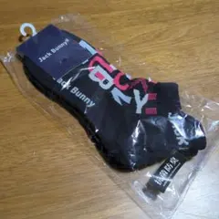 Jack Bunny! ブラック ピンク ソックス FR