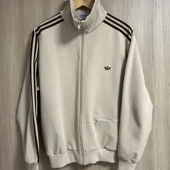 70s adidas デサントトラックジャケット　L ベージュ