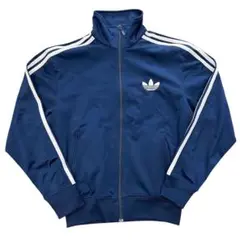 adidas アディダス　トラックジャケット　ジャージ　ネイビー
