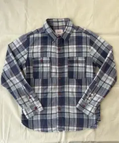 Ues 長袖シャツ チェック 日本製 ネルシャツ