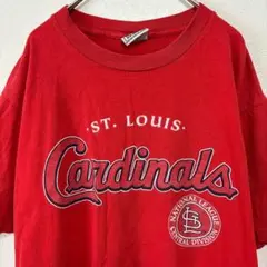 リー 【F】MLBカージナルス 90sヴィンテージTシャツ 赤 アメカジ 古着