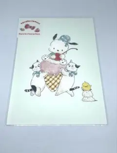 トコロコムギ×サンリオ　ポストカード　ポチャッコ