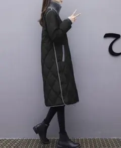 【値下げしました】キルティングコート　黒&グレー