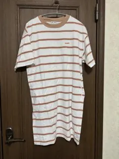【X-girl】 ボーダーTシャツ ワンピース