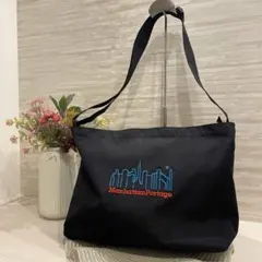 【美品】マンハッタンポーテージ ショルダーバッグ 限定 通学 通勤 刺繍