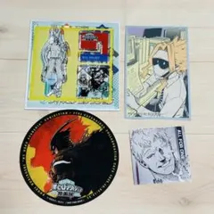 ヒロアカ　原画展　オールマイト　アクリルXフィギュア　メモリアル　コースター