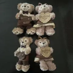 バレンタイン　ダッフィー　シェリーメイ4対セット