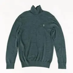 POLO RALPH LAUREN メリノウール タートルネック ニット　洗える