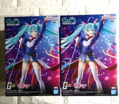 【未開封2個セット】初音ミク ガンダム45周年 BANPRESTO フィギュア