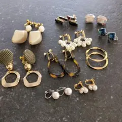 イヤリング 多様なデザイン10点セット