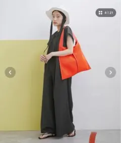 【未使用 タグ付】アダムエロペ サロペットパンツ ワイドパンツ 2025年最新】Adam et Rope' レディース サロペット