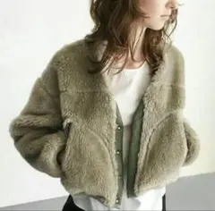 【限定SALE】トゥモローランド マカフィー ボアジャケット ボアコート ハイク