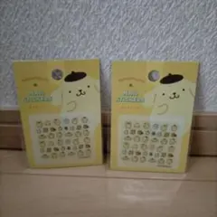 サンリオ ポムポムプリン ネイルシール ステッカー デコパーツ 2枚セット