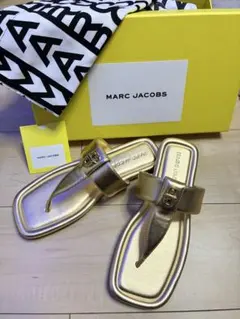 MARC JACOBS ゴールド トングサンダル 38のサムネイル