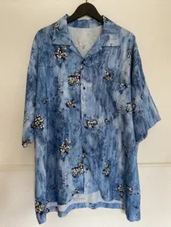 porter classic ポータークラシック　アロハ　シャツ 水彩画　XLのサムネイル