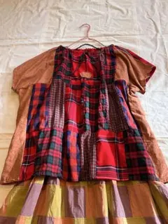 ●11/10限定早割り●SAYOCAFE大人かわいいパッチワークトップス