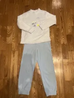 ユニクロフリースパジャマ 150 上下