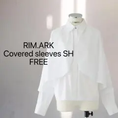 美品 リムアーク Covered sleeves SH ブラウス ホワイト 長袖のサムネイル
