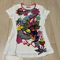 希少名作　ヴィヴィアンタム 辰年　干支 ドラゴン　龍　プリント　半袖Tシャツのサムネイル