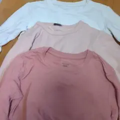 長袖アンダーシャツ 120cm 3枚セット　UNIQLO　ヒートテックコットン