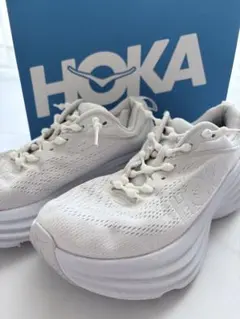 HOKA BONDI8 23.5cmクリーニング&水性コート加工済みのサムネイル