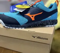 Mizuno 安全靴 青/オレンジ