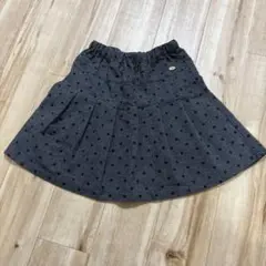 ハッカキッズ　スカート　120センチ　グレー